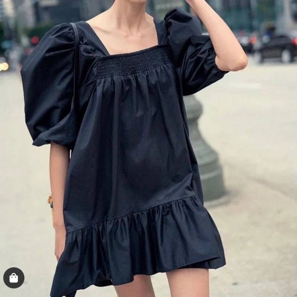 Viral HM puff sleeve dress in S